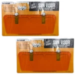 Vw Beetle Bug Vintage Style Clip On Sun Visor Pair (2)ORANGE Classic Hot Rod Rat. Fixed Price $48.02.