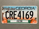 Georgia License Plate Peach State Random Letters/numbers/counties Nice! Sale. Fixed Price $6.99.