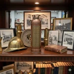 Vntg Guardene Copper Brass Fire Extinguisher Pyrene Nj Soda Acid 2.5 Gal Antique. Fixed Price $198.00.