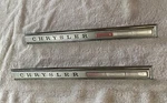 1965 Chrysler 300L Quarter Panel Nameplates Pair Emblem Mopar 2573544 2528446. Fixed Price $190.00.