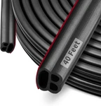 40 Feet Rubber Weather Stripping Door Seal Large Gap Self-adhesive (black). Fixed Price $22.99.
