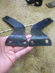 Nos Gm C1 Corvette 58-62 Front Outer Bumper Brackets Supports Pair 1958-1962. Fixed Price $145.00.