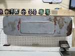 Triumph TR2 TR3A B Spare Tire Cover Panel Plate Rear Lid Door Original Oem. Fixed Price $134.95.