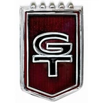 1965 Mustang Ornament Fender Emblem "gt" Script Dynacorn New EM3630. Fixed Price $31.95.