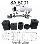 1949 1950 Ford Body Frame Rubber Mounting Insulator Pad Kit. Fixed Price $79.50.
