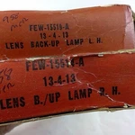 Nos Oem Ford 1958 Mercury Backup Light Lens Pair Lh Rh. Fixed Price $49.00.