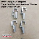 Truck Cap And Cover Clamps For Chevy Gmc Stepside Pick Up Beds. Fixed Price $80.00.
