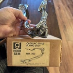 Vintage 1950 Hood Gem Ornament Cadillac Style Flying Lady No. 303 Excellent. Fixed Price $130.96.