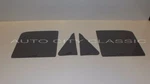 Glass 1953 1954 1955 Ford Pickup Truck And Panel Delivery Vent Door Grey 4PC Set. Fixed Price $159.00.