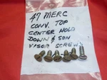 1941-1948 Ford Convertible Center Latch Top Screws 6 Mercury Original 1-NEW. Fixed Price $45.95.
