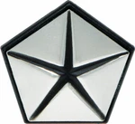 Oer Silver Pentastar Right Hand Fender Emblem 1967-1972 Chrysler/plymouth/dodge. Fixed Price $19.98.