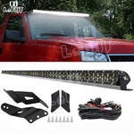 52" Led Light Bar & Roof Mounts Wire For 99-06 Chevy Silverado 1500 2500 3500. Fixed Price $128.99.