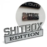 Chrome Metal Shitbox Edition Fender Emblem Badge Car Truck Auto Tailgate Trunk. Fixed Price $24.95.