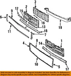 Gm Oem 84-94 C1500 Suburban Grille Components-emblem 14043922. Fixed Price $44.86.