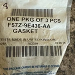 New Stock Ford Manifold Gasket Should Fit 96-01 Frd Part #F57Z-9E436-AA.. Fixed Price $35.00.