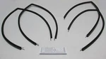 1961 1962 Fullsize Chevy Door Sedan Upper Channels 4 Piece Set, CLG198. Fixed Price $221.00.