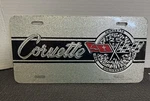 Vintage Corvette Chevy Front Plate Cover License Car Truck. Fixed Price $49.99.