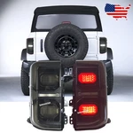 Smoke Lens Led Tail Lights Assembly Ford Bronco Black Housing 2021-2023 2024. Fixed Price $228.00.