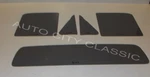 Glass 1953 1954 1955 Ford Pickup Vent Door Rear Back Custom Grey Set. Fixed Price $199.00.
