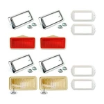 Mustang Side Marker Bezel And Lens Kit 1969. Fixed Price $95.95.