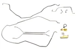 Complete Stainless Prebent Brake Line Kit For Power Disc 69-74 Nova W/ Valve. Fixed Price $249.00.