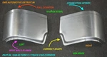 1948,1949,1950,1952 Ford F-1 Truck Rear Cab Corners Left -right Set --ems Auto. Fixed Price $215.00.