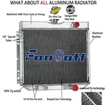 3-ROW Aluminum Radiator Fit 1967-1970 Ford Mustang Falcon Ltd V8 20" Wide Core.. Fixed Price $129.00.