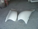 1932 Ford Window Coupe Fiberglass Front Fenders (pair). Fixed Price $825.00.
