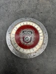 Vintage 1953 Ford F100 Truck Steering Wheel Horn Button Badge Cap Emblem 15354. Fixed Price $130.00.