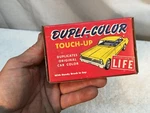Vtg Dupli Color Touch Paint Box 1969 General Motors Le Mans Blue Garage Art. Fixed Price $16.99.