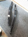 58/60 Corvette Stamped Steel Front License To Frame Brackets Gm Nos 3739331 332. Fixed Price $180.00.