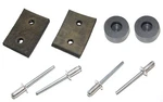 1960 1961 Chevrolet Gmc Truck Hood Bumper Kit 4 Pieces. Fixed Price $7.00.