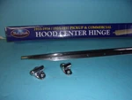 1933 1934 Ford Pickup Center Hood Hinge With Stainless Mount Brackets. Fixed Price $162.77.