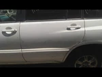 2001-2007 Toyota Highlander Driver Left Rear Side Door Oem. Fixed Price $115.00.