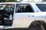 10-23 Toyota 4RUNNER Silver Driver Left Rear Door Shell Assembly. Fixed Price $749.99.