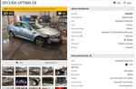(local Pickup Only) Rear Bumper Ex Luxury Canada Fits 11-13 Optima 4545909. Fixed Price $194.90.