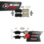 Front Rear Semi-metallic Disc Brake Pads Kit For 2008-2010 Chevrolet Cobalt Ss. Fixed Price $80.12.