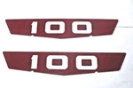 1963 1964 1965 Ford F100 Truck Fender Insert Plastic Emblems New *. Fixed Price $29.99.