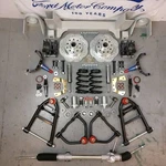 1964-70 Ford Mustang Ii Front End Suspension Ifs 2" Drop Spindle 5X4.5 Box Plate. Fixed Price $2321.95.