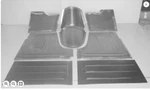 Direct Sheetmetal FD221 1948-52 Ford Pickup Floorboard Kit 2" Recessed Fw. Fixed Price $381.95.