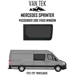 Fits 2007-2017 Dodge Sprinter Van Passenger Side Sliding Cargo Door Window Glass. Fixed Price $284.36.