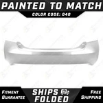 New Painted *040 White* Rear Bumper Cover Fascia For 2007-2011 Toyota Camry V6. Fixed Price $430.99.