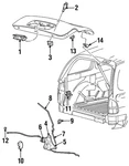 Genuine Ford Trunk Lock Actuator Motor 2F2Z-16431A38-AA. Fixed Price $37.49.