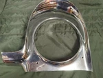 Pre-owned Lh Chrome Mopar Headlamp Door Pn 1604318 For 1955-56 Plymouth/dodge. Fixed Price $91.64.