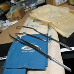 1965 Ford Full Size Passenger 4 Door Outside Edge Guard Kit Moulding. Fixed Price $59.00.