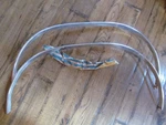 1973 1974 1975 1976 77 Chevelle Malibu Right Rear Wheel Opening Molding Nos. Fixed Price $159.75.
