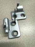 #66 2003-09 Land Rover Range Rear Right Door Hinges Silver Oem. Fixed Price $49.99.