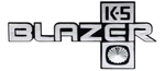 Oer "K5 Blazer" Front Fender Emblem For 1981-1987 Chevy Models. Fixed Price $69.98.