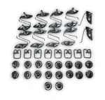 Chevy Bel Air 2 & 4-DOOR Front Fender Molding Clips 1956 Chevrolet Sale. Fixed Price $19.95.