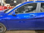 2021 Elantra Left Driver Side Front Door Assembly Color: Blue YP5. Fixed Price $1301.50.